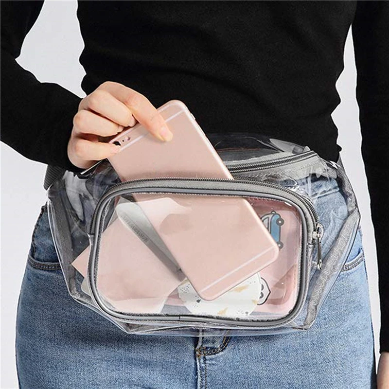 Women'S Bum Bags - 여성용 PVC 허리 벨트 가방 힙백