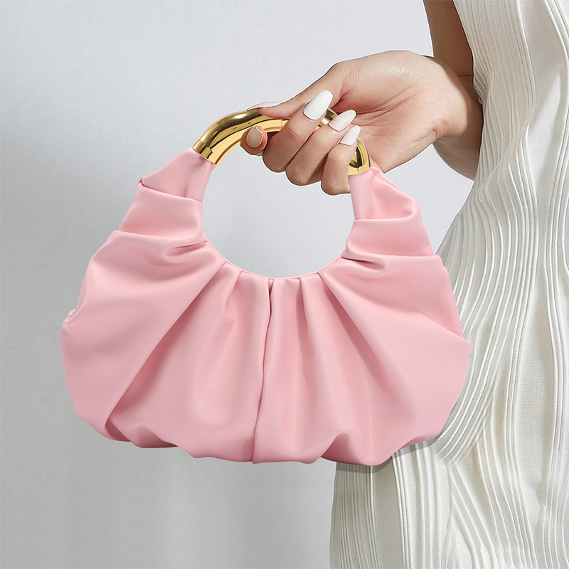 Women Bags High End Brands - 한국 신상 여성 클라우드 패턴 플리츠