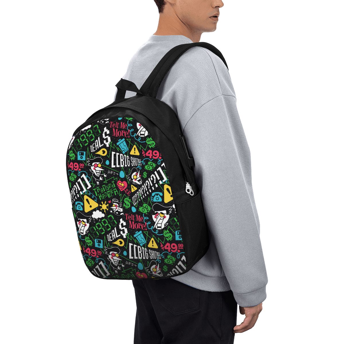 Women'S Bag - Deltarune SPAMTON G 배낭 여행 노트북