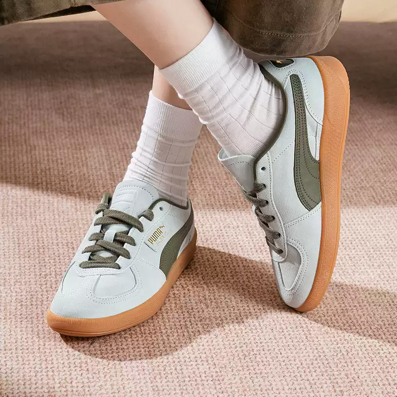 Puma Shoes Suede Classic - 푸마 클래식 그린 스웨이드 팔레르모 검솔