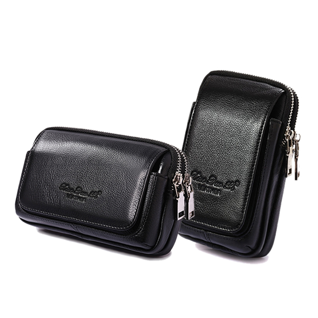 Saddle Bag Leather - 남자 정품 가죽 허리 화니 팩