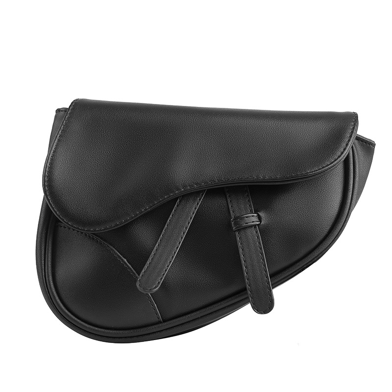 Saddle Bag Leather - 인조 가죽 가슴 가방 남성용, 캐주얼