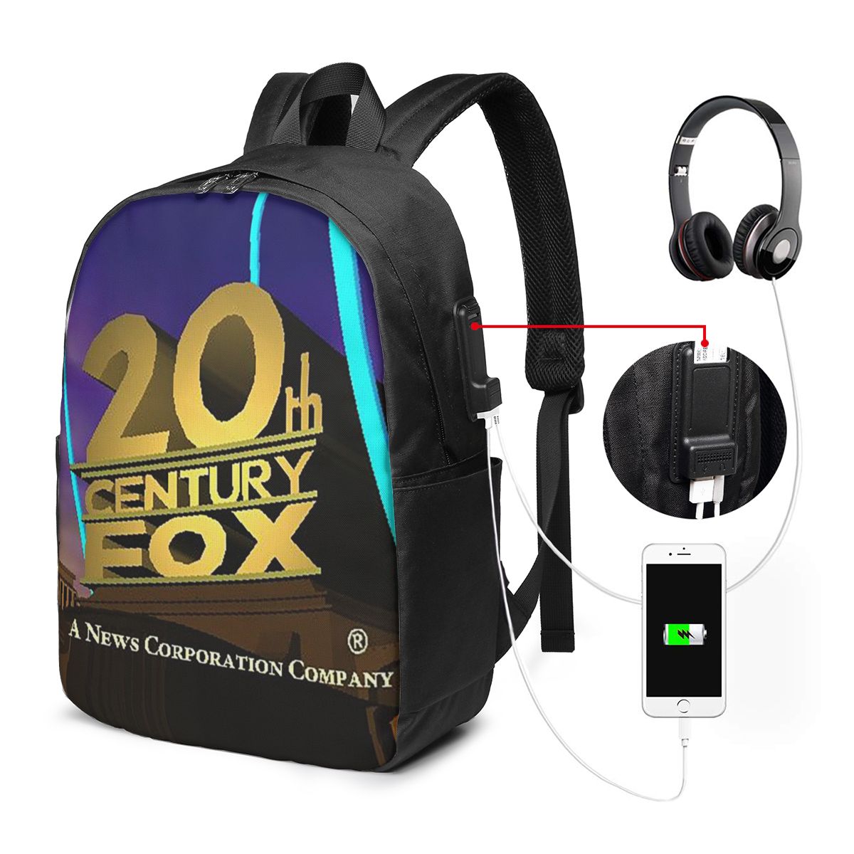 Women'S Bag - 20th Century Fox 클래식 배낭 여행