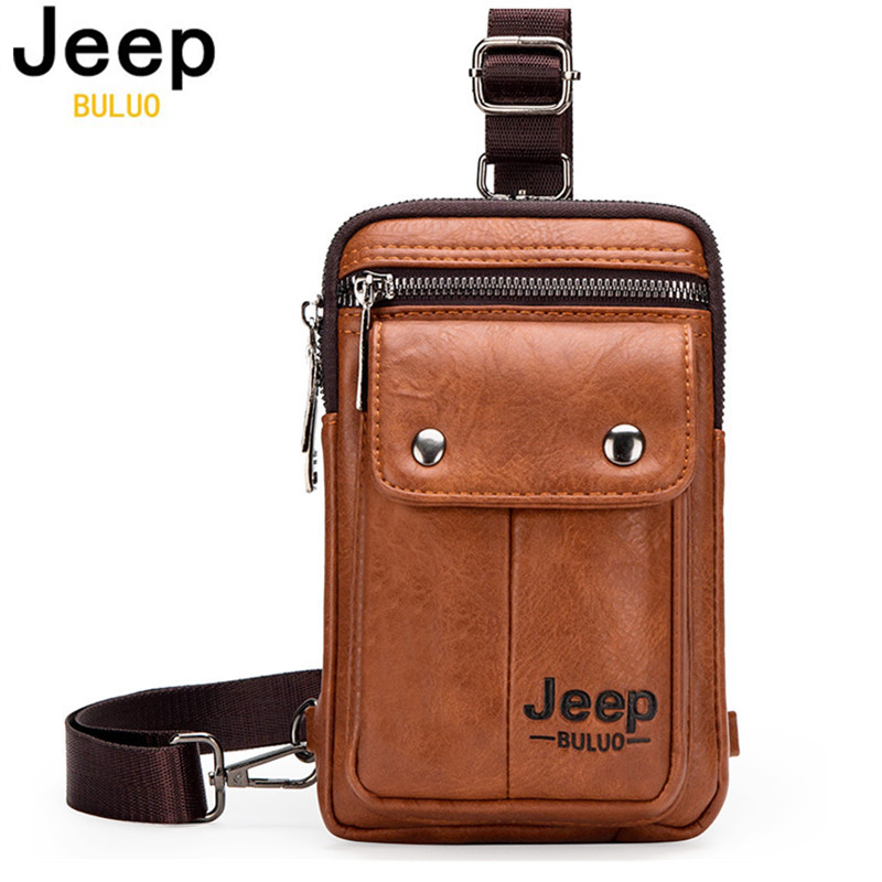 Saddle Bag Leather - JEEP BULUO 소형 다기능 슬링 크로스