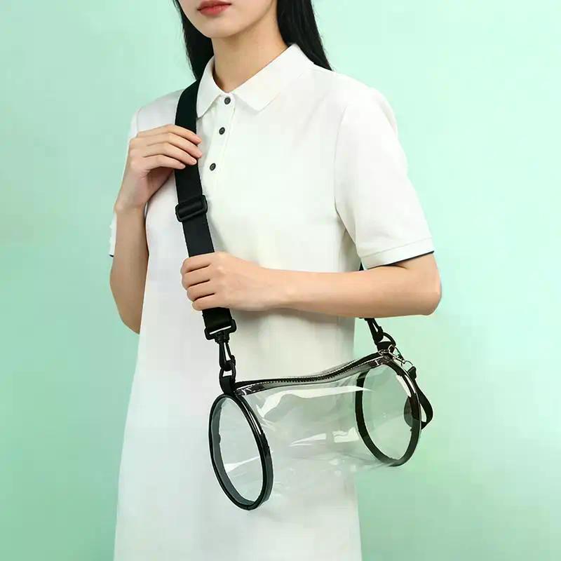 여성용 투명 레이저 크로스바디 백 원통형 패션 미니 숄 - Women Bags Crossbody 리뷰 및 가격