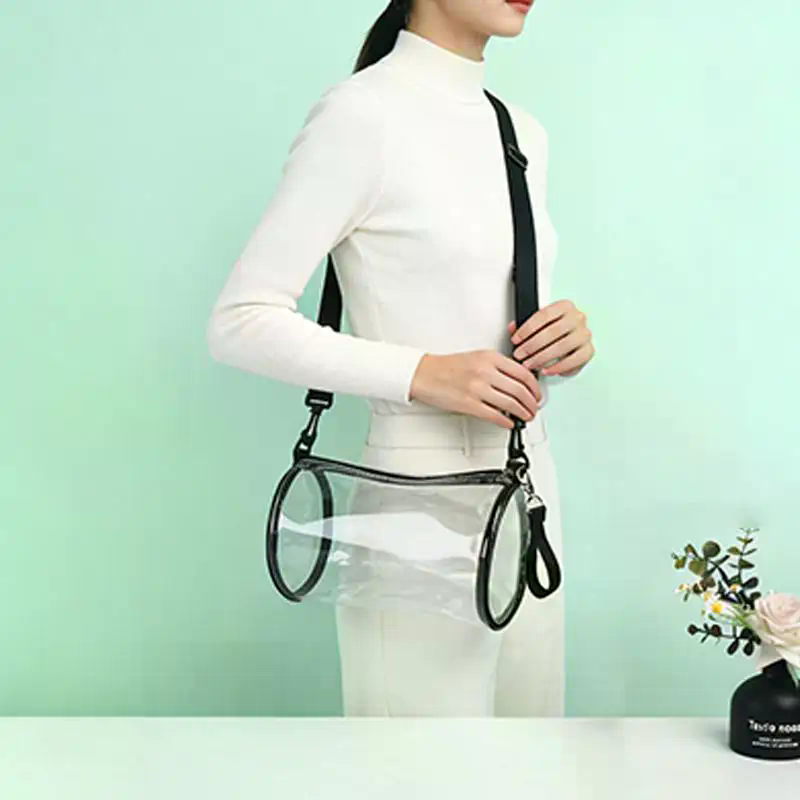 여성용 투명 레이저 크로스바디 백 원통형 패션 미니 숄 - Women Bags Crossbody 리뷰 및 가격