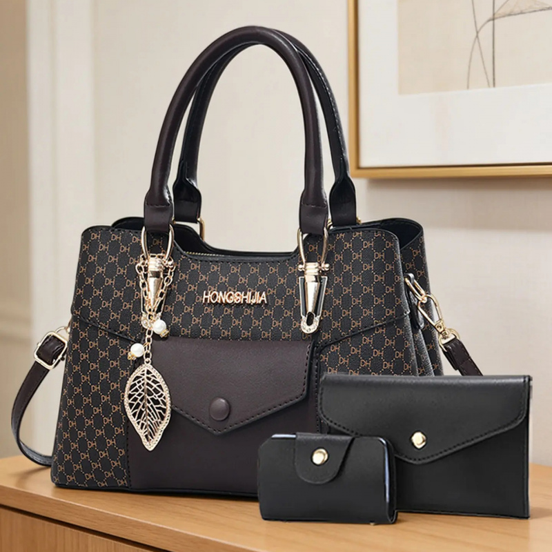 고급스러운 질감의 대용량 통근용 토트백, 컬러 블록 디 - Women Bags Crossbody 리뷰 및 가격