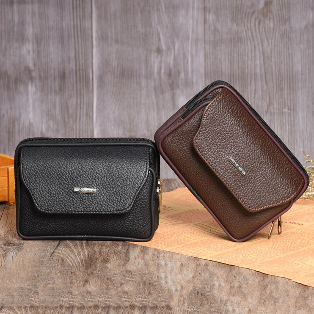 캐주얼 PU 가죽 남성 허리 가방 스포츠 방수 범벨트  - Saddle Bag Leather 리뷰 및 가격
