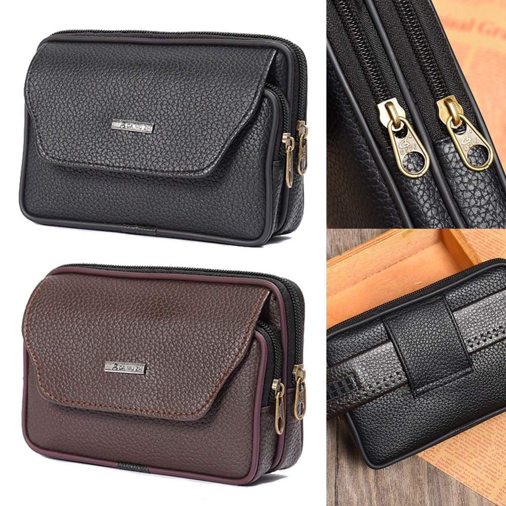 캐주얼 PU 가죽 남성 허리 가방 스포츠 방수 범벨트  - Saddle Bag Leather 리뷰 및 가격