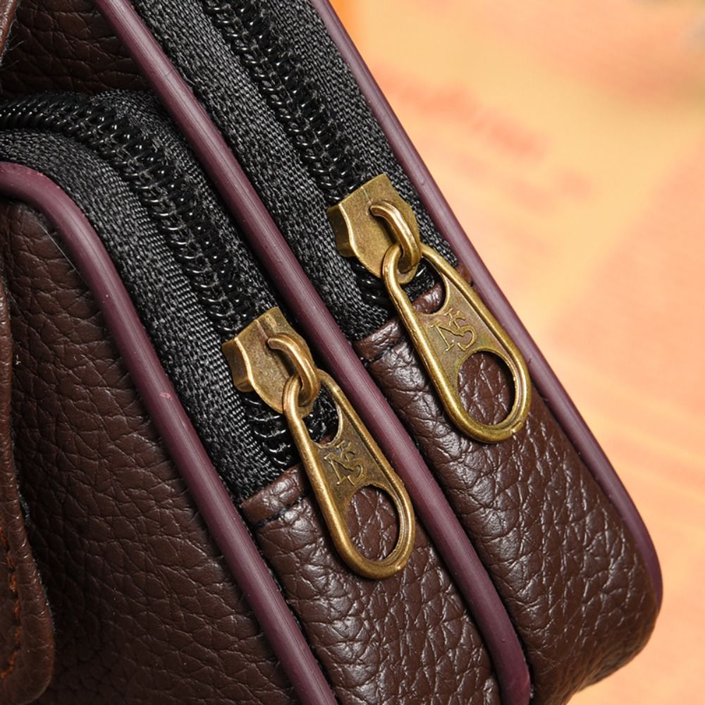 캐주얼 PU 가죽 남성 허리 가방 스포츠 방수 범벨트  - Saddle Bag Leather 리뷰 및 가격
