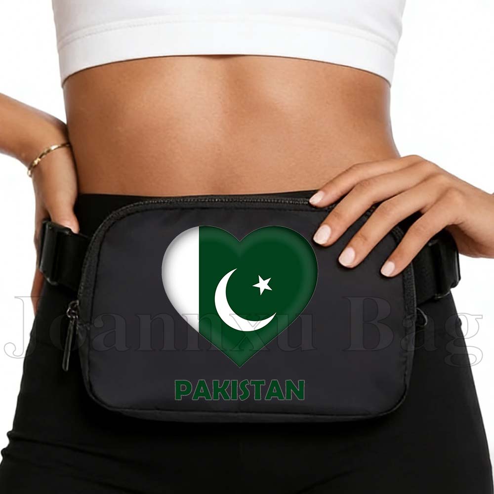 파키스탄 하트 플래그 가슴 모바일 허리 가방 남성 여성 - Women Bags In Pakistan 리뷰 및 가격