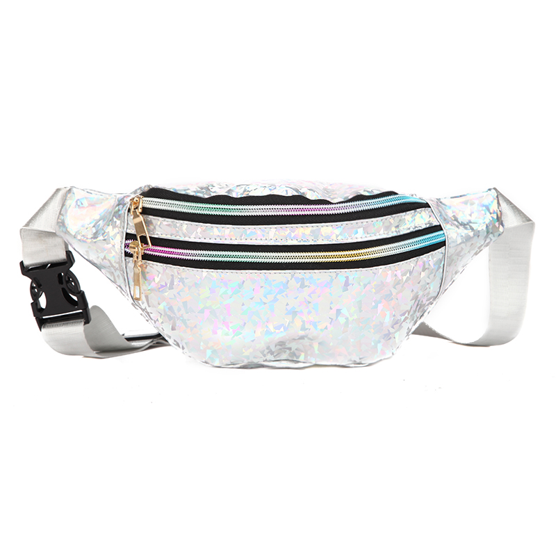 홀로그램 패니 팩 홀로그램 허리 가방, 레이저 PU,  - Women'S Bum Bags 리뷰 및 가격