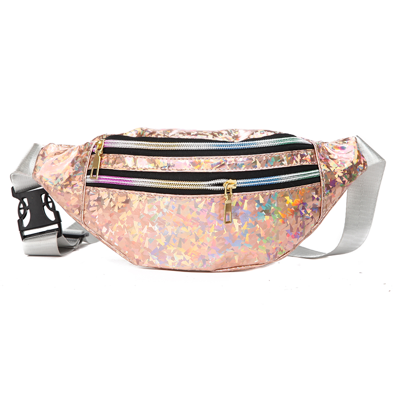 홀로그램 패니 팩 홀로그램 허리 가방, 레이저 PU,  - Women'S Bum Bags 리뷰 및 가격