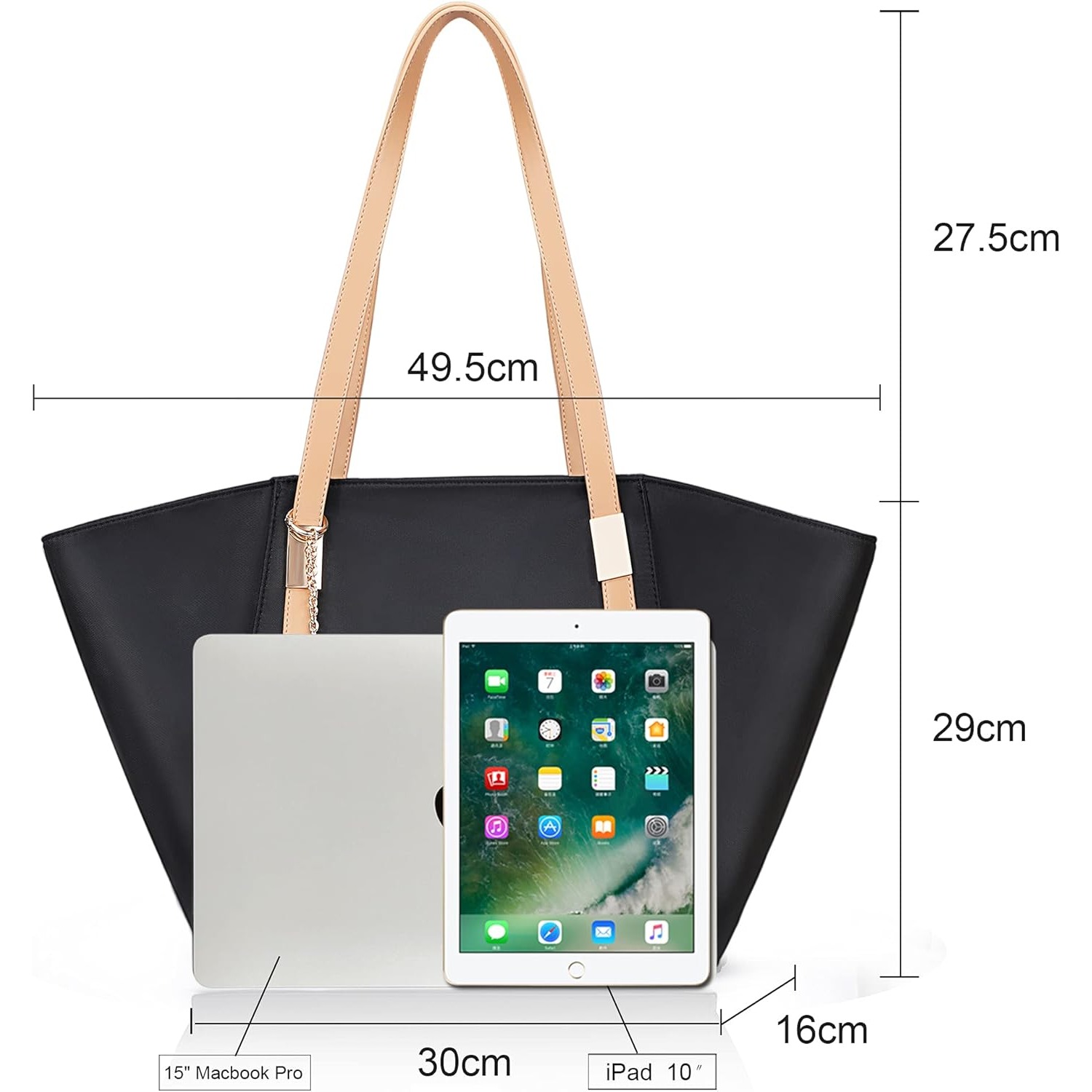여성 대용량 토트 백 캐주얼 나일론 숄더 백 작업 사무 - Women'S Best Bags For Work 리뷰 및 가격