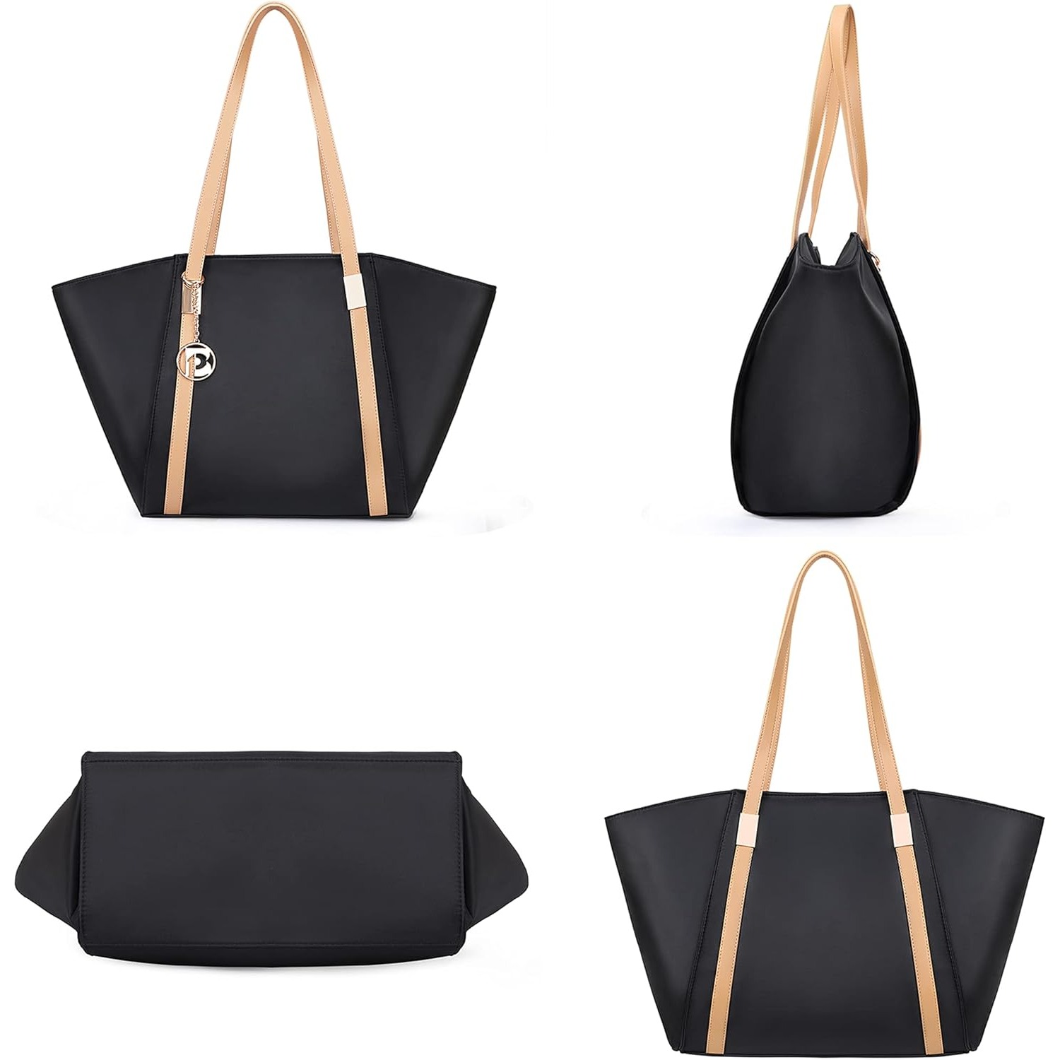 여성 대용량 토트 백 캐주얼 나일론 숄더 백 작업 사무 - Women'S Best Bags For Work 리뷰 및 가격