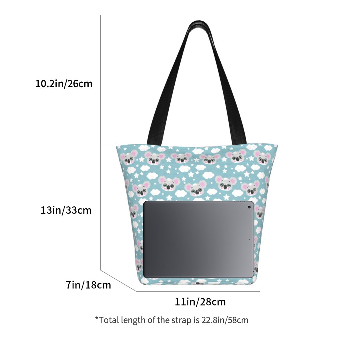 사용자 정의 귀여운 호주 코알라 베어 베이비 식료품 쇼 - Women Bags Australia 리뷰 및 가격