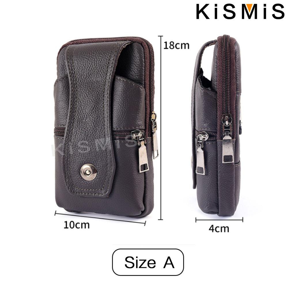KISMIS 패션 남성용 가죽 허리 가방, 다기능 패니 - Saddle Bag Leather 리뷰 및 가격