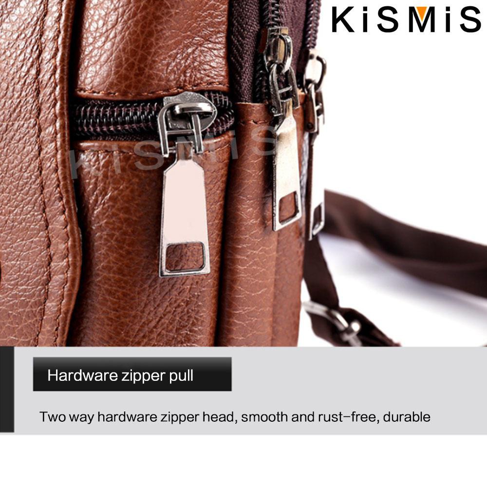 KISMIS 패션 남성용 가죽 허리 가방, 다기능 패니 - Saddle Bag Leather 리뷰 및 가격