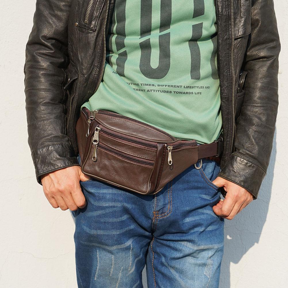 허리 팩 PU 가죽 가방 허리 벨트 가방 남성 인조 가 - Saddle Bag Leather 리뷰 및 가격