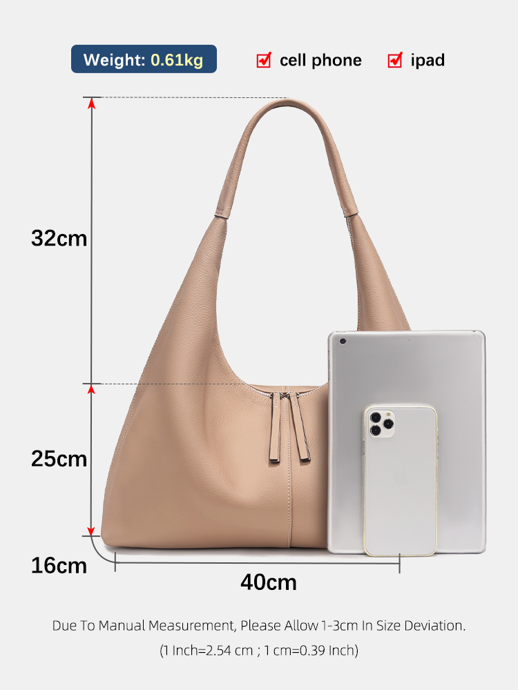 젠시 대용량 토트백 정품 가죽 호보백 여성 핸드백 숄더 - Women Bags Office 리뷰 및 가격