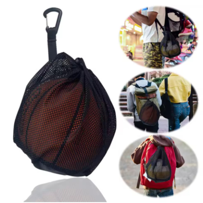    휴대용 드로스트링 농구 메쉬 가방 축구 배구 공 - Mesh Net Bag 리뷰 및 가격