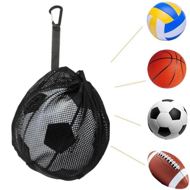    휴대용 드로스트링 농구 메쉬 가방 축구 배구 공 - Mesh Net Bag 리뷰 및 가격