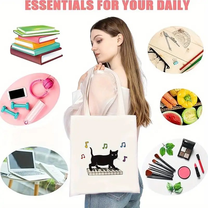 할로윈 무서운 테마 캔버스 가방 대용량 어깨 쇼핑백 요 - Women'S Yoga Bags 리뷰 및 가격