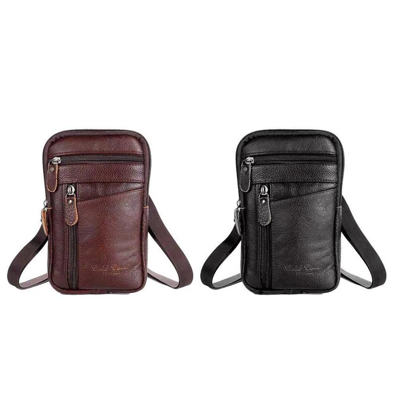 남성용 정품 가죽 가방 수직형 휴대폰 허리 가방 다기능 - Saddle Bag Leather 리뷰 및 가격