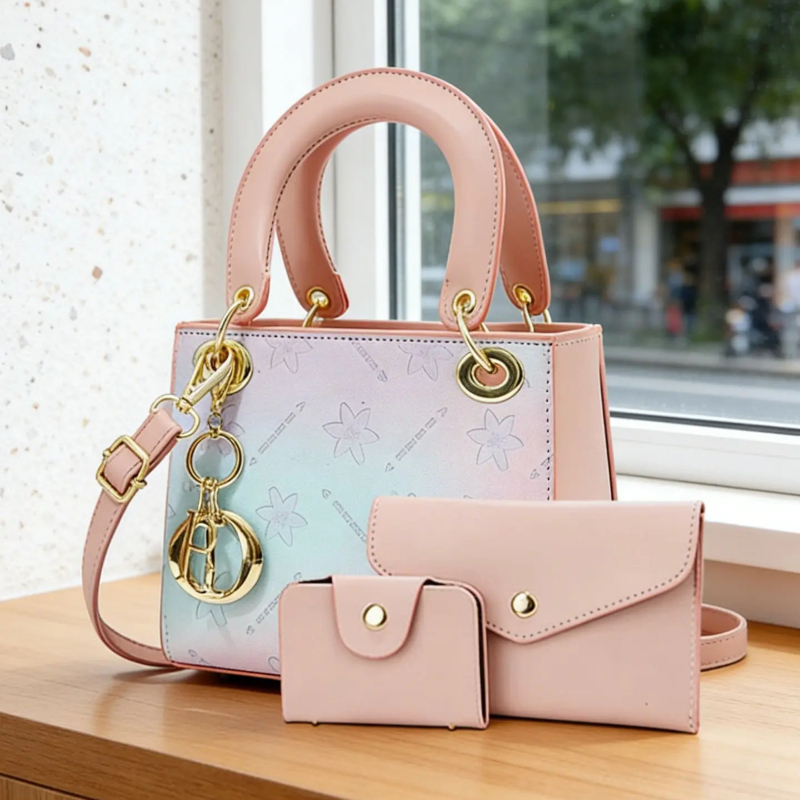 그라데이션 프린트 크로스바디 숄더백 세트, 귀엽고 패셔 - Women Bags Crossbody 리뷰 및 가격