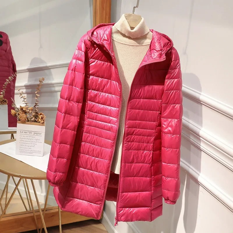 여성 롱 다운 재킷 라이트 다운 코트 따뜻한 여성 오버 - Women Bags Office 리뷰 및 가격