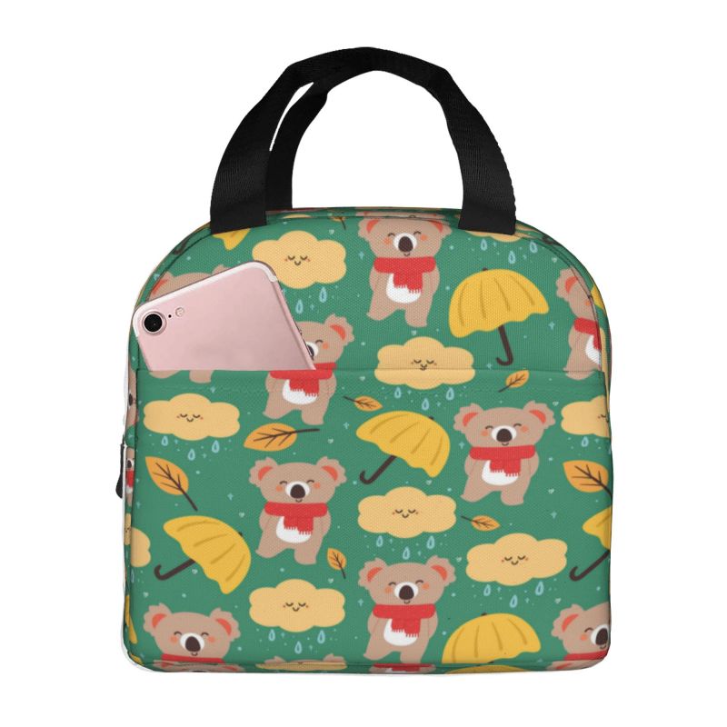 맞춤형 호주 곰 코알라 열 절연 점심 가방 여성용 점심 - Women Bags Australia 리뷰 및 가격
