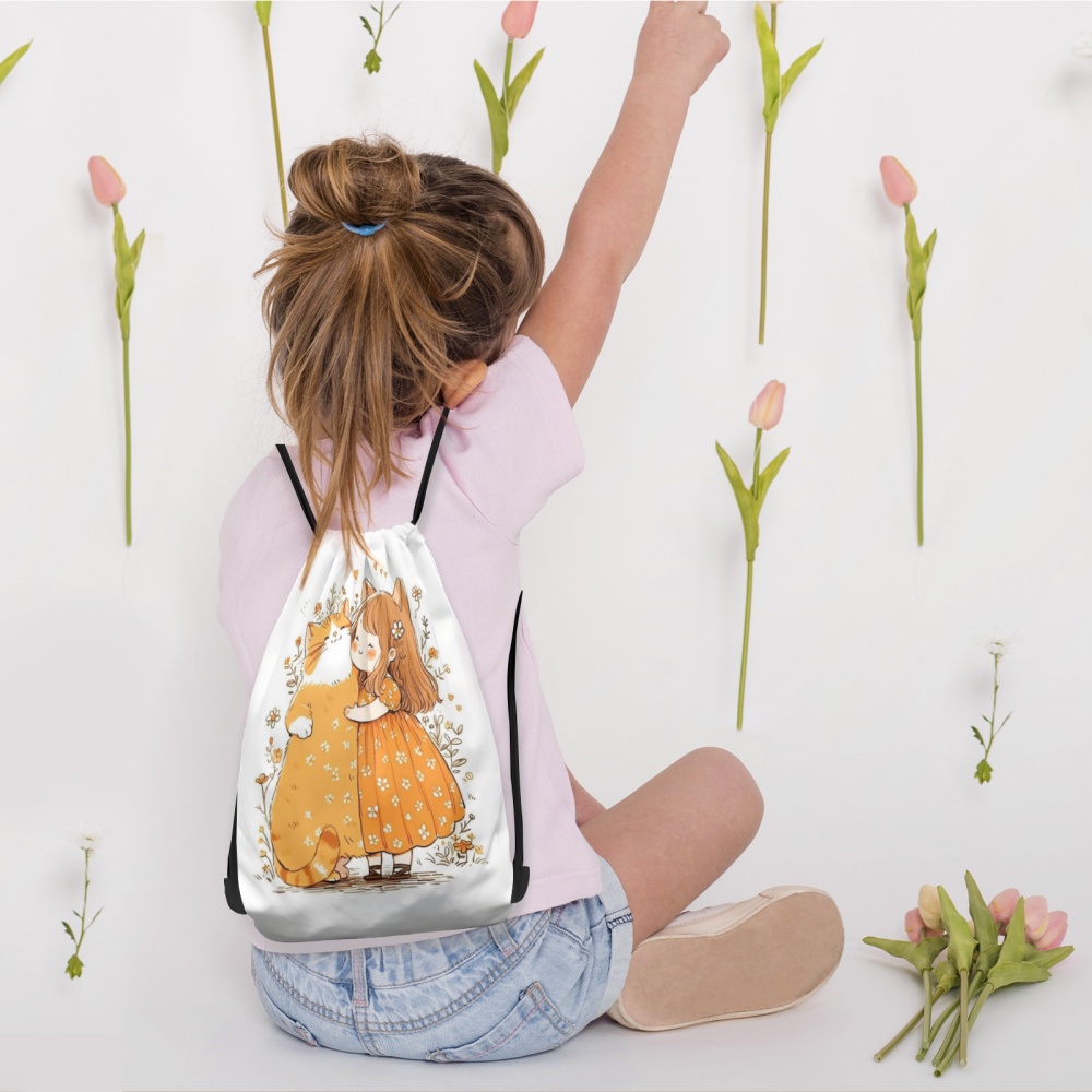 1PC 귀여운 소녀 인쇄 사용자 정의 텍스트 Draws - Women'S Yoga Bags 리뷰 및 가격