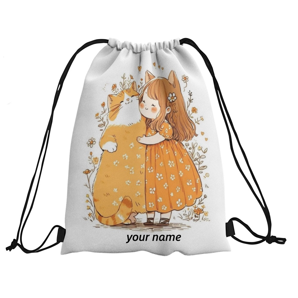 1PC 귀여운 소녀 인쇄 사용자 정의 텍스트 Draws - Women'S Yoga Bags 리뷰 및 가격