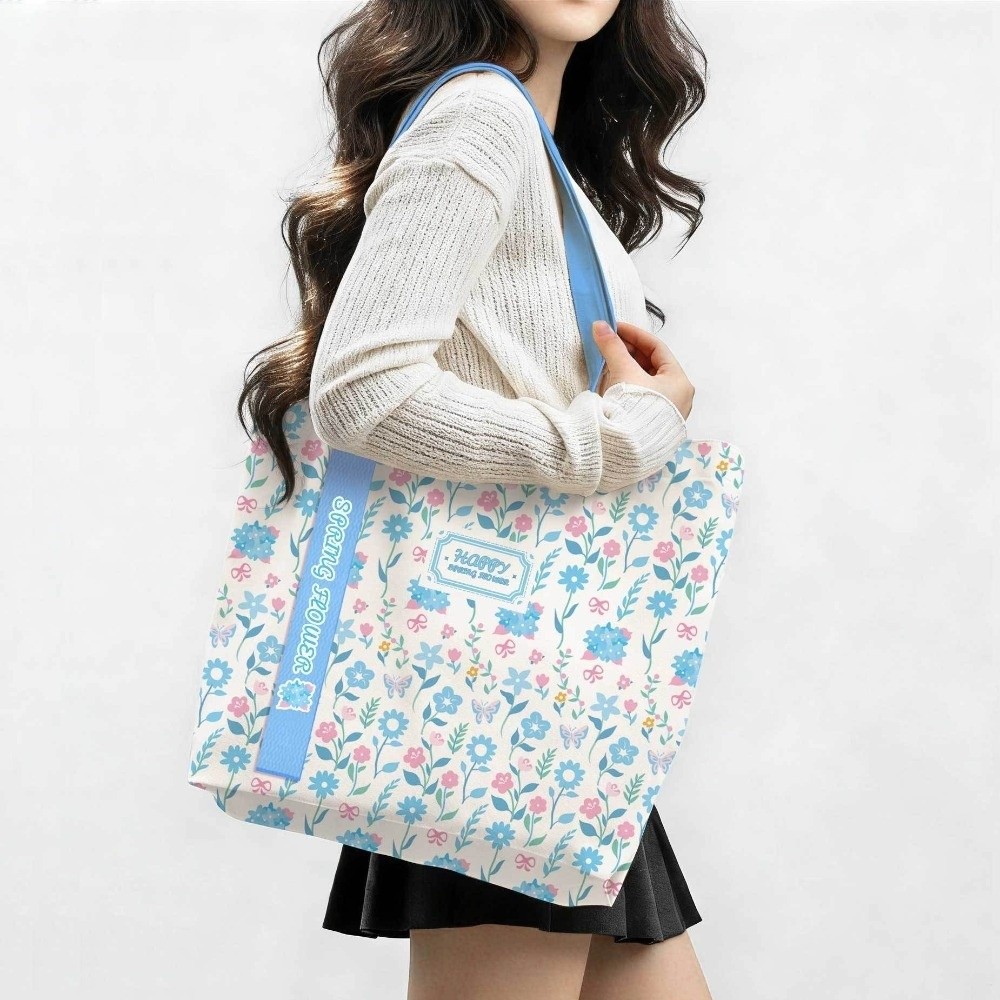 휴대용 꽃무늬 캔버스 토트백 대용량 재사용 가능한 통근 - Women'S Reebok Bags 리뷰 및 가격