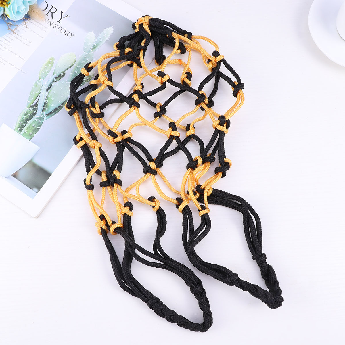 3개입 나일론 메쉬 농구 가방, 튼튼한 드로스트링 볼  - Mesh Net Bag 리뷰 및 가격
