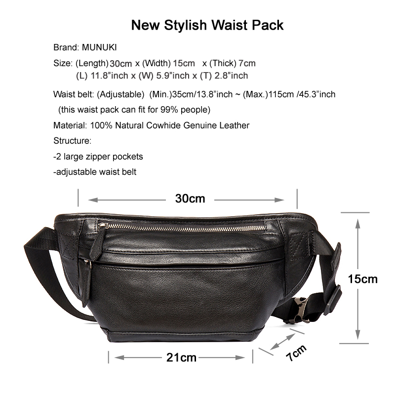 새로운 패션 남성용 천연 가죽 허리 가방, 가슴 가방, - Saddle Bag Leather 리뷰 및 가격
