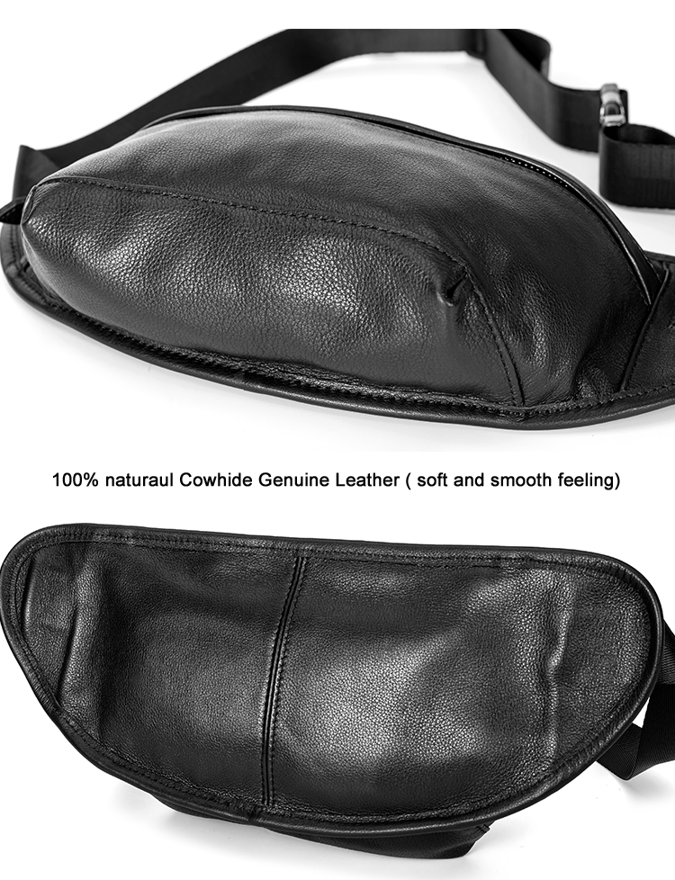 새로운 패션 남성용 천연 가죽 허리 가방, 가슴 가방, - Saddle Bag Leather 리뷰 및 가격