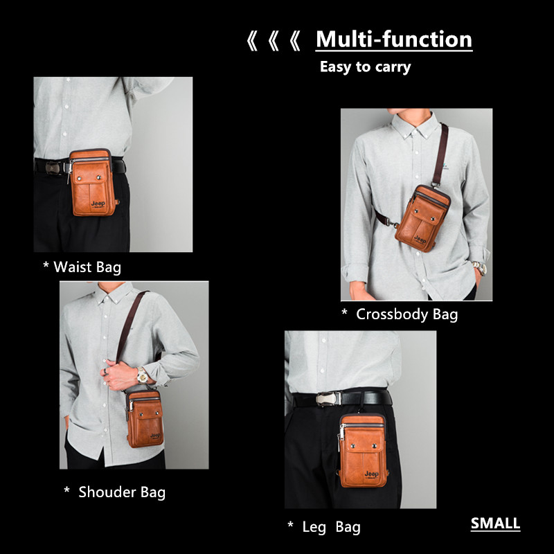 JEEP BULUO 소형 다기능 슬링 크로스 바디 백  - Saddle Bag Leather 리뷰 및 가격
