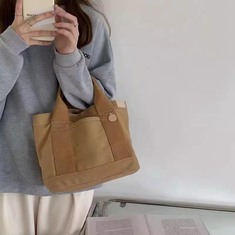 심플 캔버스 토트백 캐주얼 핸드백 가벼운 쇼핑백 친환경 - Women'S Reebok Bags 리뷰 및 가격
