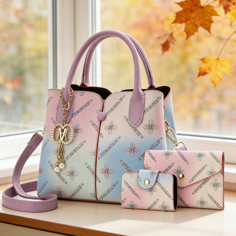 그라디언트 여성용 3종 세트 가방, 여성용 숄더백 및  - Women Bags Crossbody 리뷰 및 가격