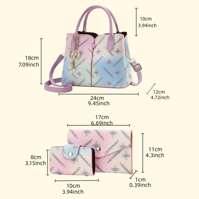 그라디언트 여성용 3종 세트 가방, 여성용 숄더백 및  - Women Bags Crossbody 리뷰 및 가격