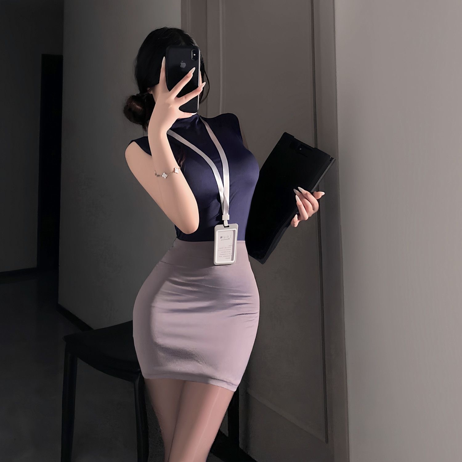 달콤한 스커트 세트 OL 섹시 퓨어 디자이어 스타일 비 - Women Bags Office 리뷰 및 가격