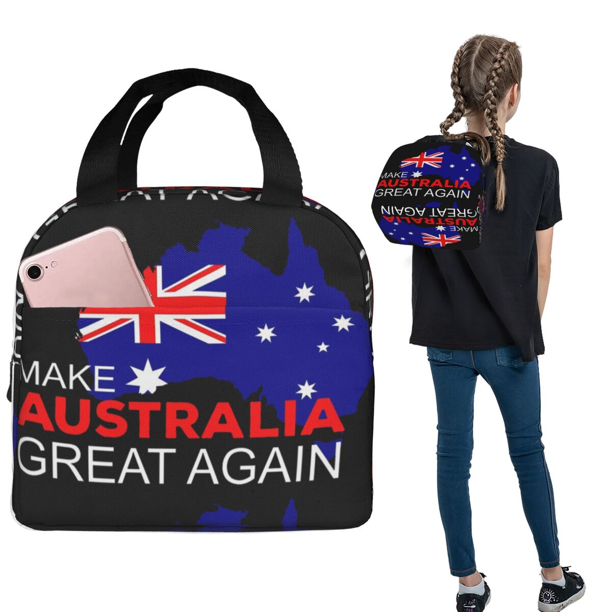 호주를 다시 위대하게 만드세요 여성용 및 어린이용 보온 - Women Bags Australia 리뷰 및 가격